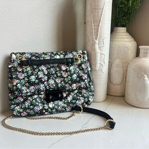 Betsey Johnson Rainbow Geometric XOHarper quilted crossbody bag